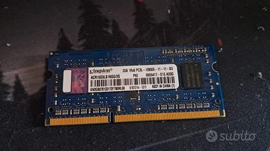 Ram 2gb kingstone dimm pc3l