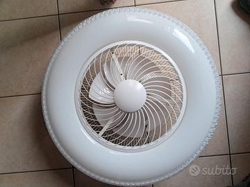 lampadario con ventilatore 