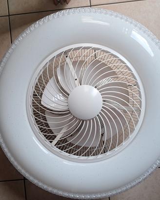lampadario con ventilatore 