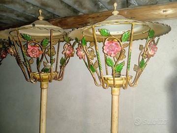 Piantane/plafoniera ferro battuto primi anni80