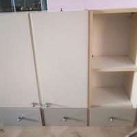 mobiletti pensili da bagno con cassetti