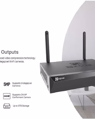 EZVIZ X5S per 8 cam  NVR  WiFi e LAN