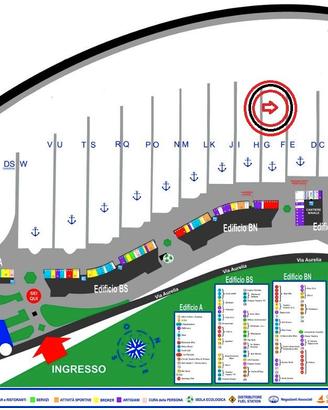 Posto Barca Riva di Traiano 9mt Ottobre26/Maggio27