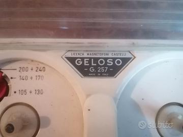 Registratore a nastro Magnetofono GELOSO G.257