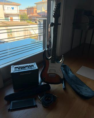 Set Chitarra elettrica Ibanez - blackstar