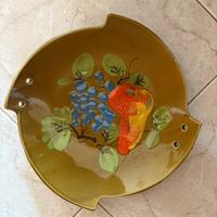 Piatto frutta ceramica vintage