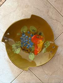 Piatto frutta ceramica vintage
