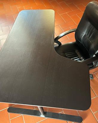 Scrivania angolare Bekant Ikea + Sedia Verner