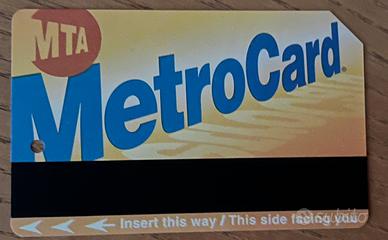 Rara MetroCard NYC 2020 – Scaduta Nov 2021