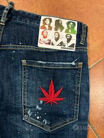 Jeans dsquared2 x bob marley