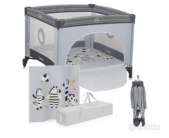 Box bambini Lionelo Bonnie pieghevole 100x100