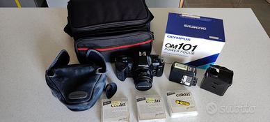 Olympus OM101 Power Focus Reflex 35mm + Obiettivo