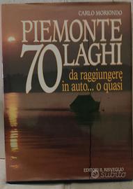 libro geografico Piemonte 70 laghi