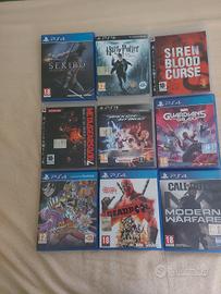 vari giochi playstation 4