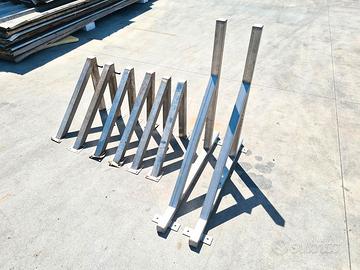 supporti inox per mensole usati