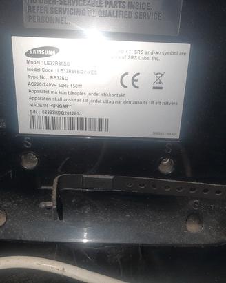 Samsung 37 pollici completo di decoder si vede