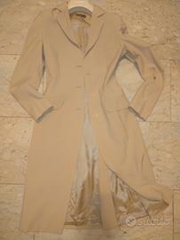 spolverino primaverile BEIGE con spacco taglia 40 