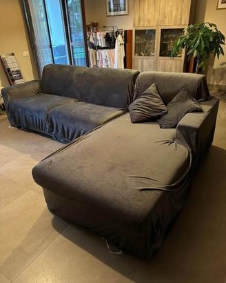 Copertura divano con penisola 2 pezzi