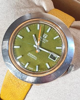 Tissot sideral quadrante verde green dial fibra v
