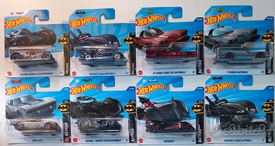 Set 8 Hot Wheels Batman 