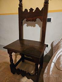 coppia di sedie antiche dell 800