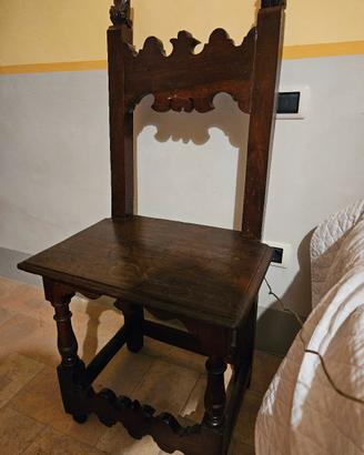 coppia di sedie antiche dell 800