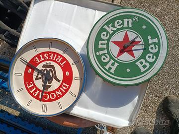 orologio da bar pubblicitario