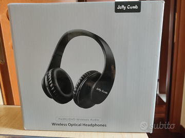 Cuffie wireless ricaricabili nere