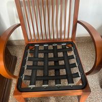 Poltrona monoposto in legno