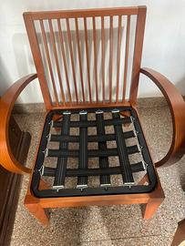 Poltrona monoposto in legno