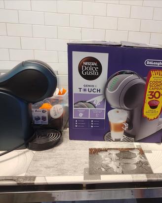 macchina caffe delonghi nescafe genio touch