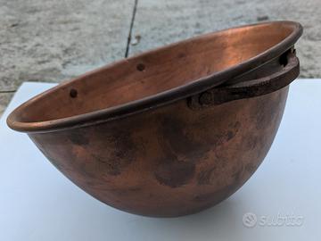 Bastardella semisferica vintage in rame