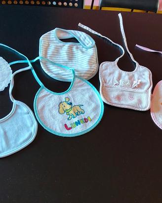Set bavette per neonati 