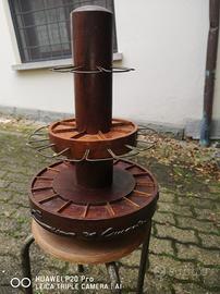 PORTAPIPE GIREVOLE LEGNO MASSELLO
