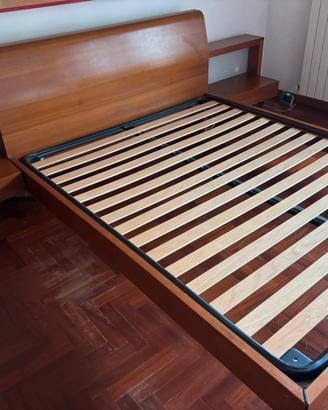 Letto matrimoniale con rete