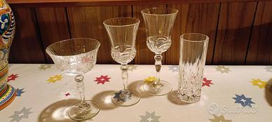 Set bicchieri cristallo