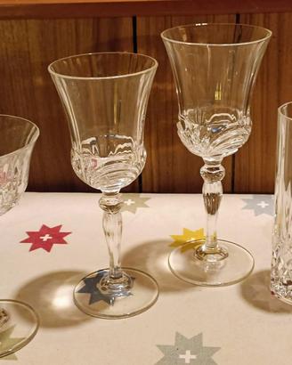 Set bicchieri cristallo