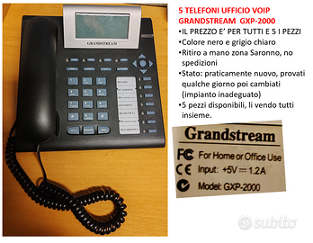TELEFONO VOIP GRANDSTREAM GXP-2000