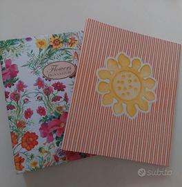 coppia raccoglitori ad anelli nuovi