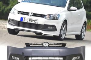 PARAURTI ANTERIORE VOLKSWAGEN VW POLO 5 09-17 LOOK