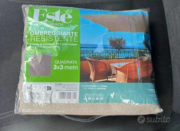 Tenda ombreggiante grigia