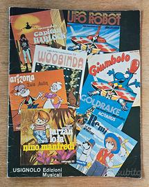 Lubretto Spartiti Cartoni animati anni 70