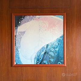 Stampa con cornice e vetro  - Klimt 'Danae'
