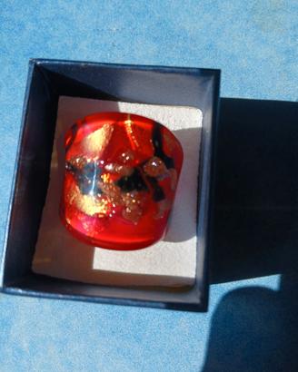 anello vetro di murano.