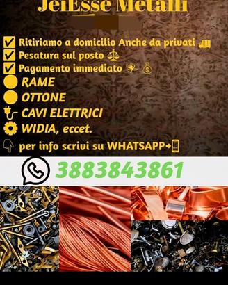 Ritiro metalli - Ritiro e pagamento rapido