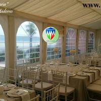 Tendostrutture 6 x 12 x 3,6 Mt. pvc ignifugo Prof.