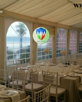 Tendostrutture 6 x 12 x 3,6 Mt. pvc ignifugo Prof.