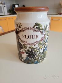contenitore stoneware anni 70 