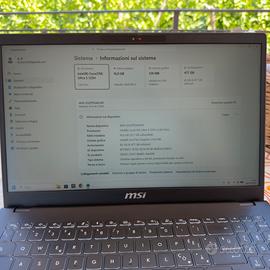 Notebook Msi ultra 5 / 125 H 16G Ram,