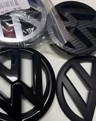 Logo loghi neri golf GTi GTD 7 7.5 8 volkswagen VW
